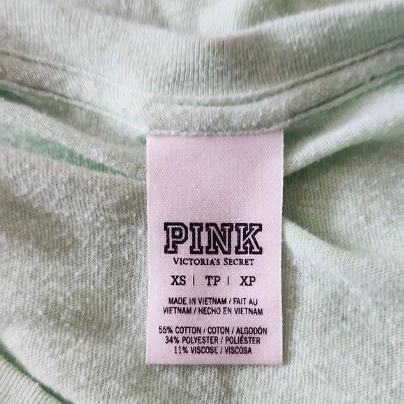 Victoria's Secret Pink vneck heart logo top top and cropped joggers loun… - Picture 5 of 11